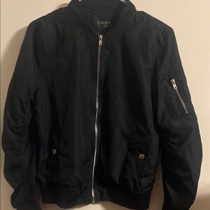 INSO Black Women's Bomber Jacket